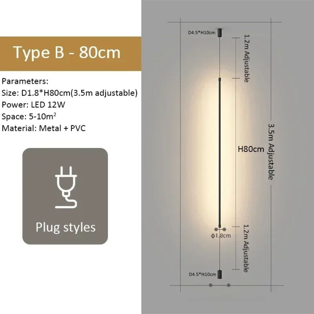 Italian Minimalist Floor to Ceiling Lamp - Procure Décor
