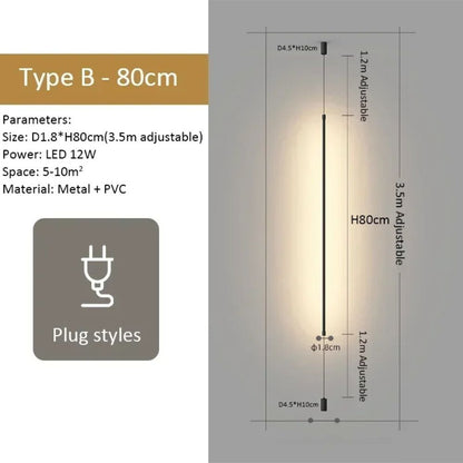 Italian Minimalist Floor to Ceiling Lamp - Procure Décor