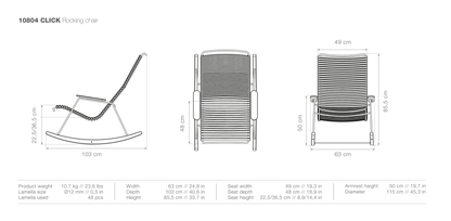 HOUE CLICK Outdoor Rocking Chair - Procure Décor